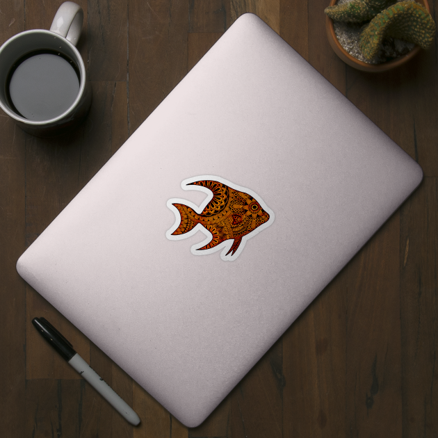 Fish (Orange) by calenbundalas